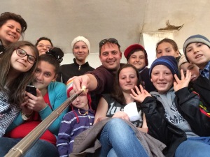 Fun with the village kids from Garcina !
